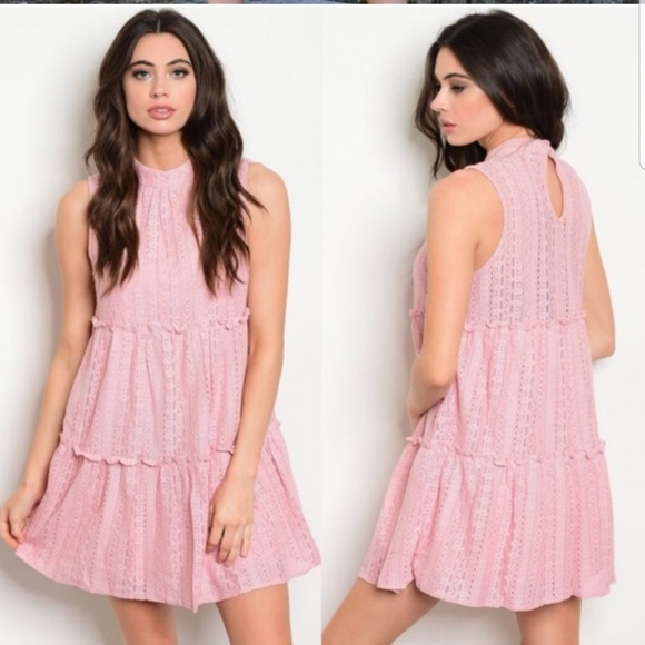 BABYDOLL DRESS Pink - Picture 5 of 6